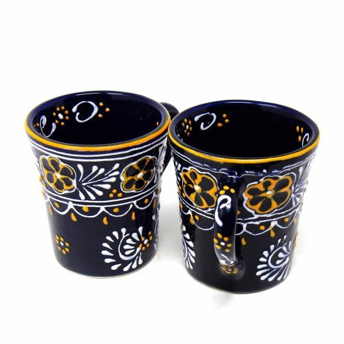 Pair of Flared Cup - Blue - Encantada - Recetas Fair Trade