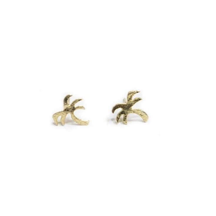 Palm Tree Stud Earrings - Recetas Fair Trade