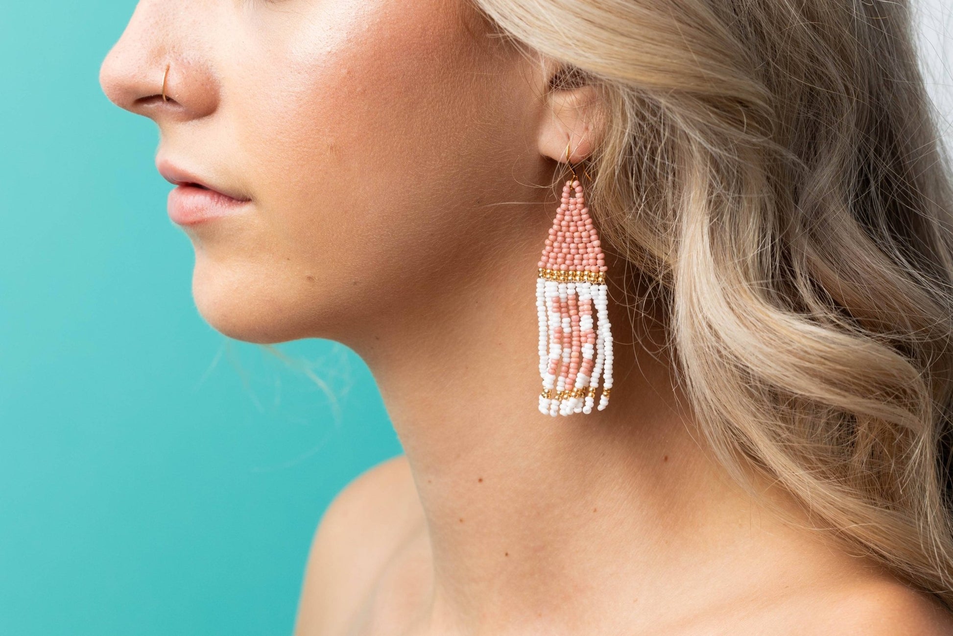 Patti Seed Bead Earrings - Recetas Fair Trade
