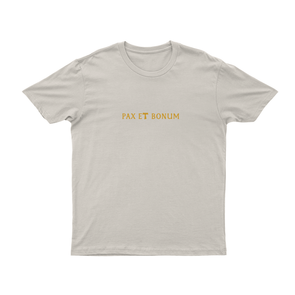 Pax et Bonum Franciscan T - Shirt - Recetas Fair Trade