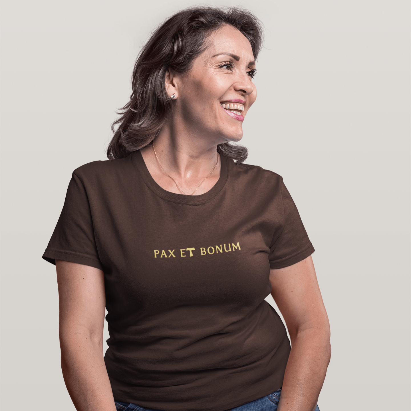 Pax et Bonum Franciscan T - Shirt - Recetas Fair Trade