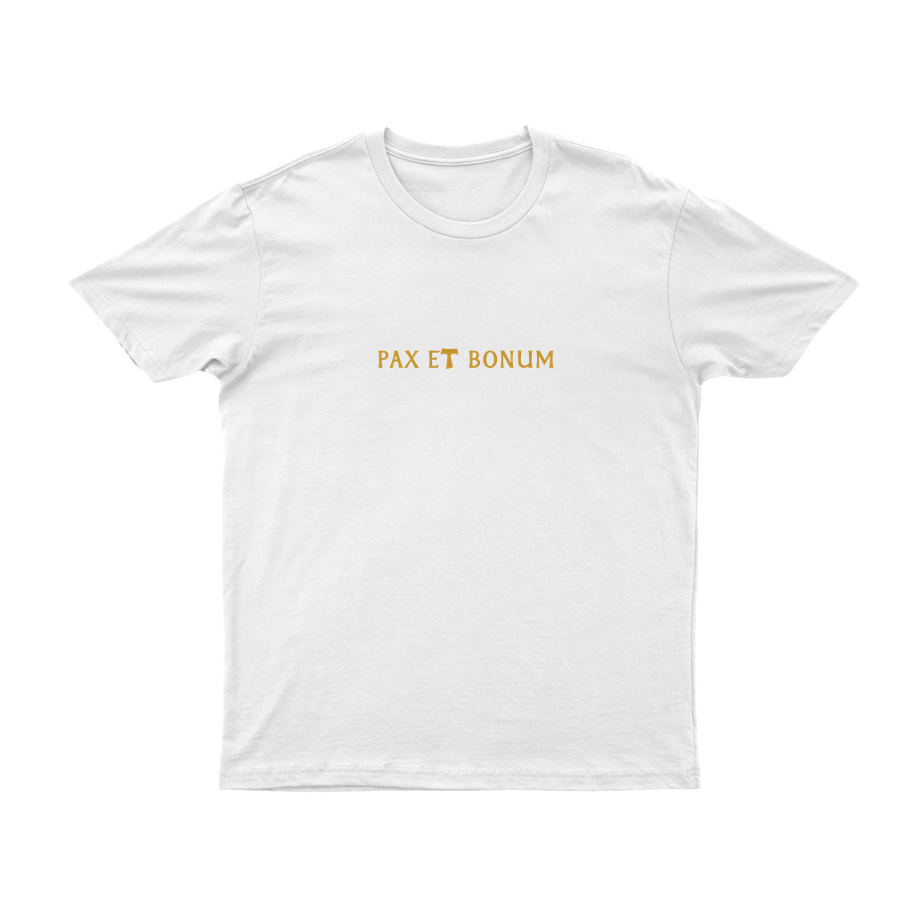 Pax et Bonum Franciscan T - Shirt - Recetas Fair Trade