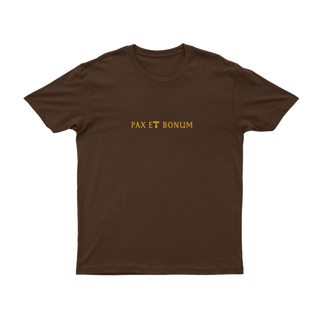 Pax et Bonum Franciscan T - Shirt - Recetas Fair Trade