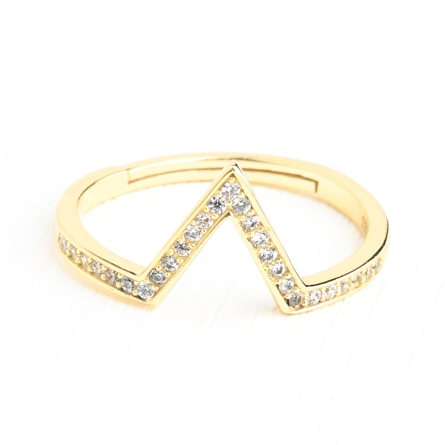Perfectly-Paired Labradorite and Gold Ring Set - Recetas Fair Trade