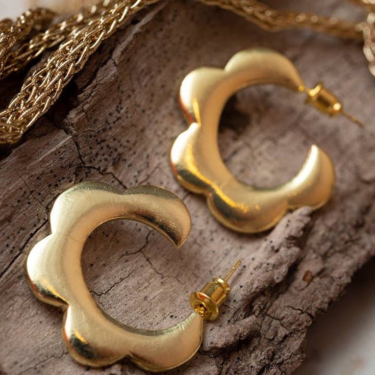 Petal Hoops Gold - Recetas Fair Trade