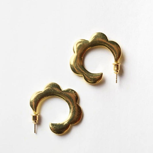 Petal Hoops Gold - Recetas Fair Trade