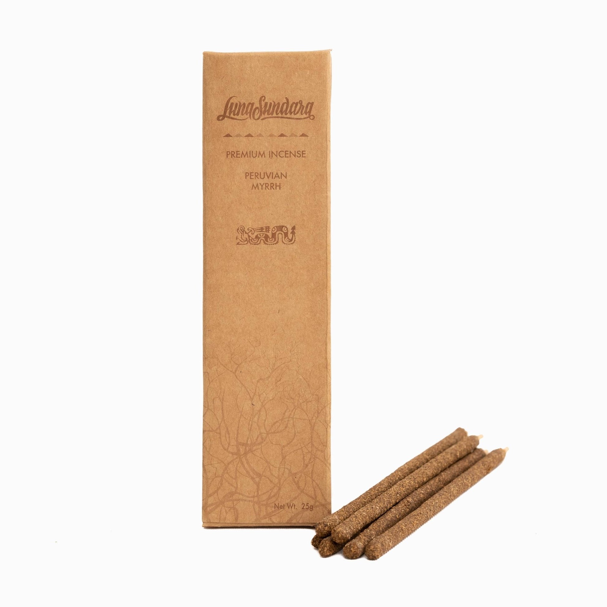 Premium Myrrh Hand Rolled Incense Sticks - Recetas Fair Trade