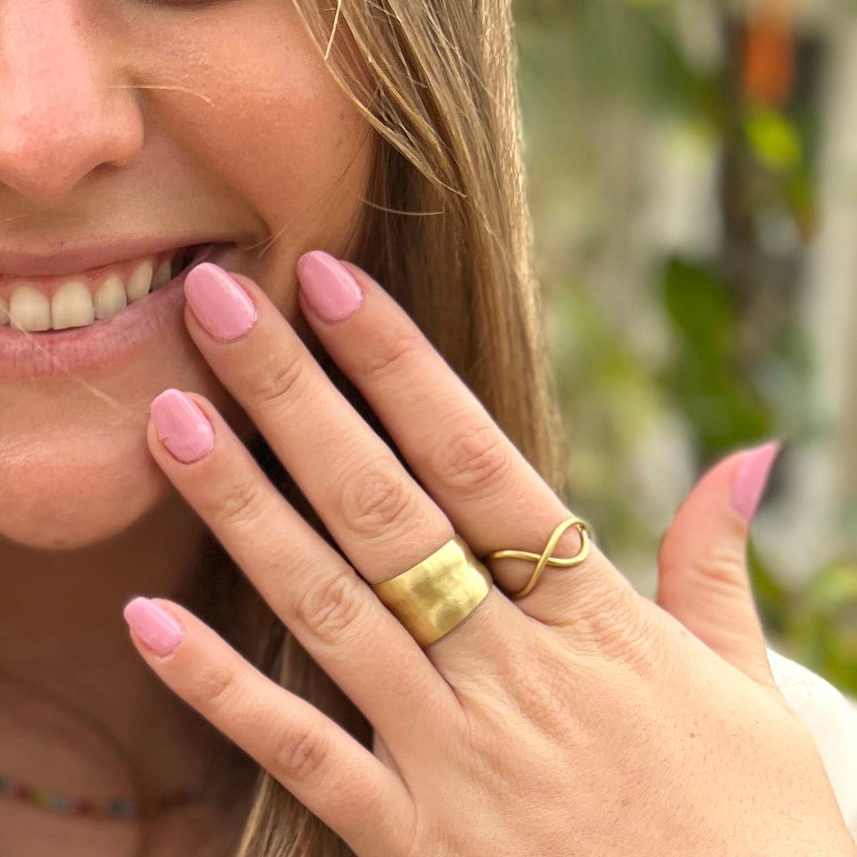 Reflective Ring - Gold - Recetas Fair Trade
