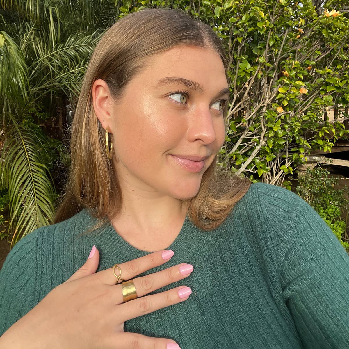 Reflective Ring - Gold - Recetas Fair Trade