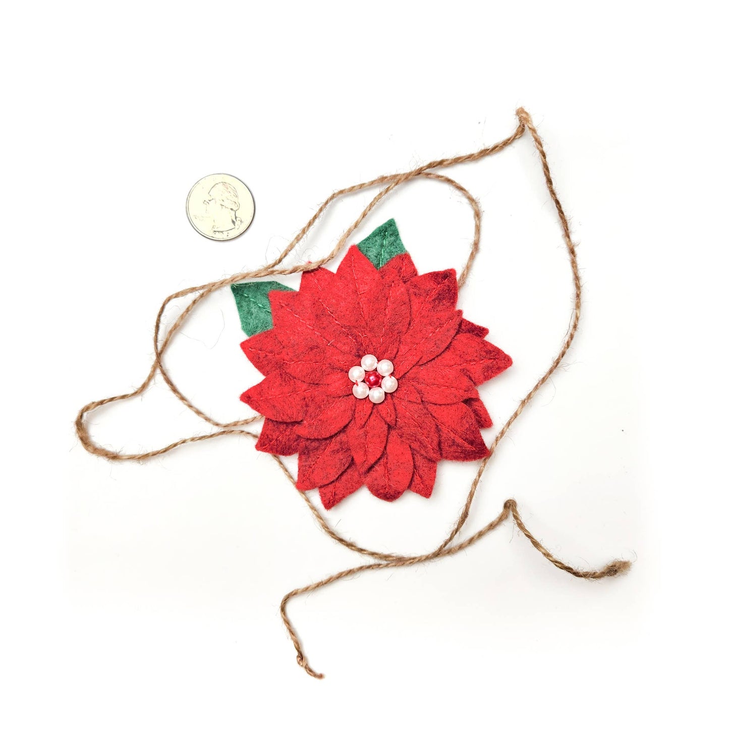 Reusable Poinsettia Gift Bow - Recetas Fair Trade