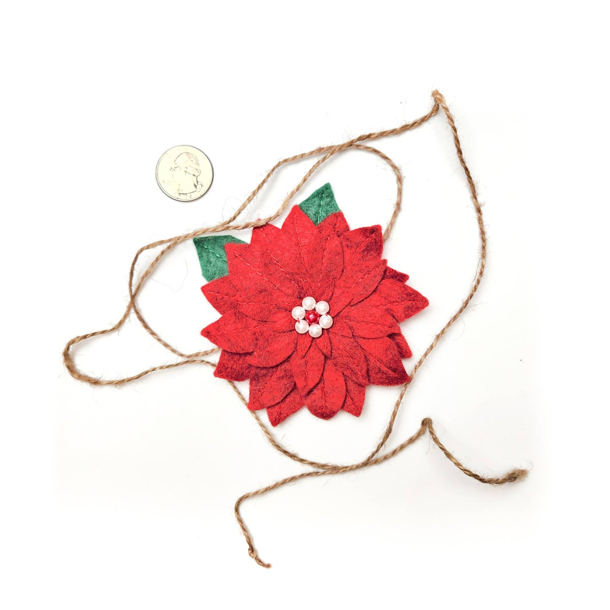 Reusable Poinsettia Gift Bow - Recetas Fair Trade