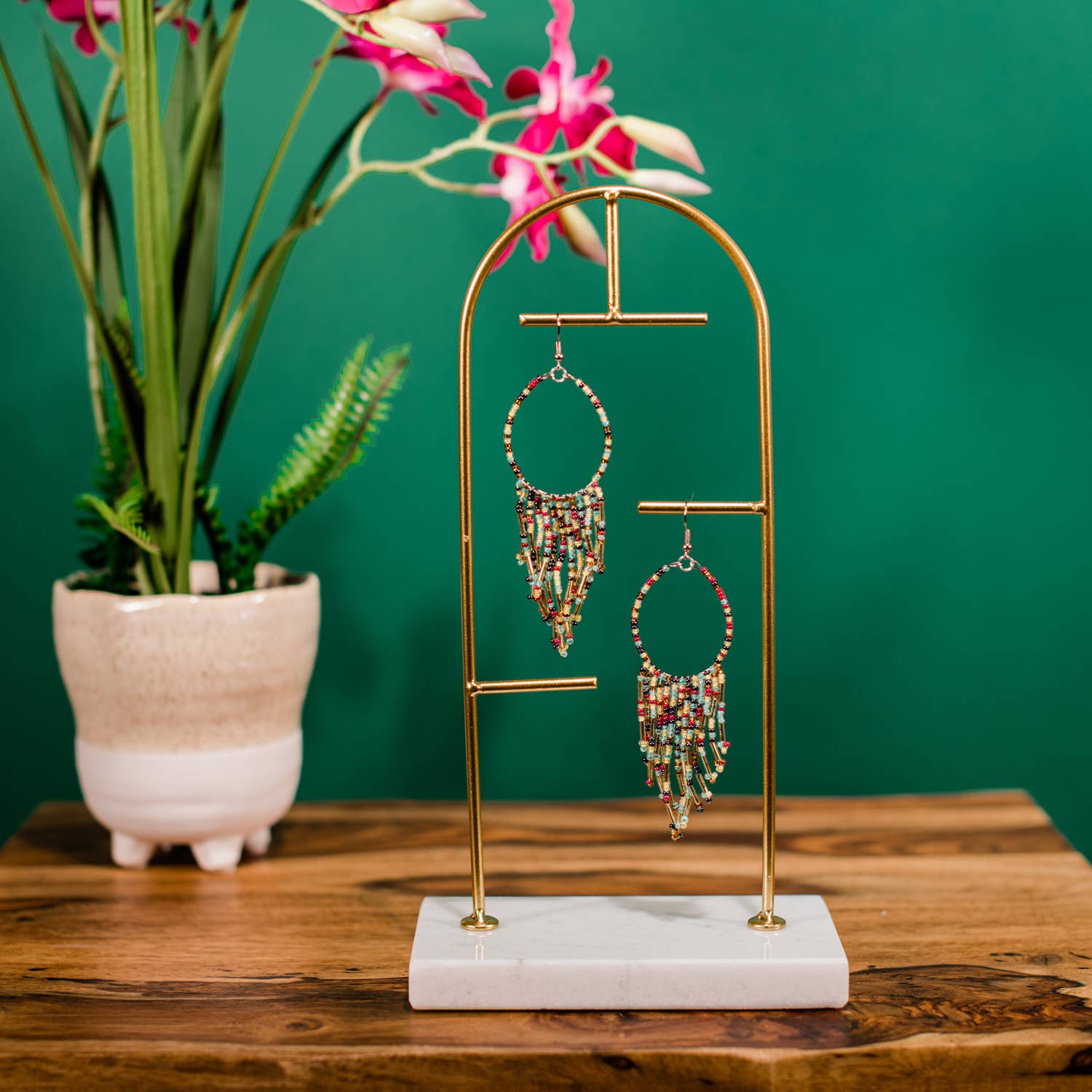 Round Earrings - Recetas Fair Trade