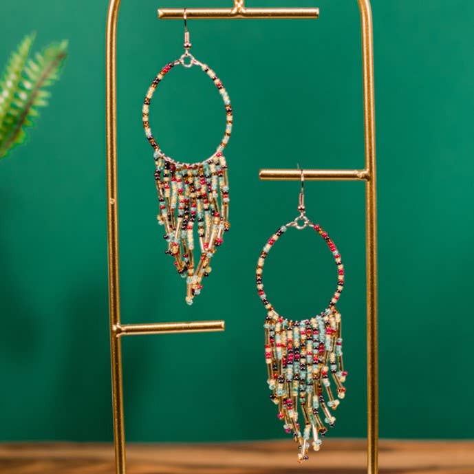 Round Earrings - Recetas Fair Trade