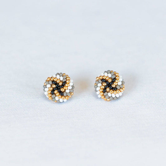 Sandi Beaded Post Earrings - Recetas Fair Trade