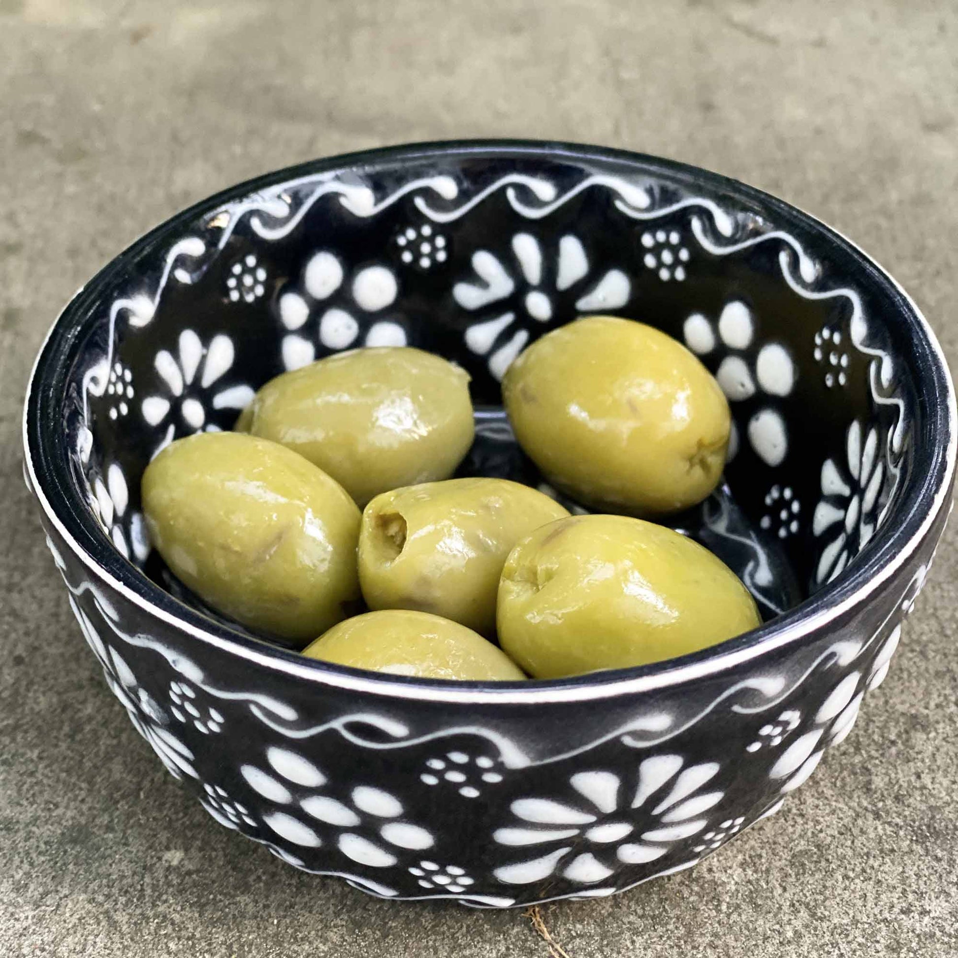 Set of 2 Encantada Handmade Pottery Appetizer & Dip Bowl, Ink - Recetas Fair Trade