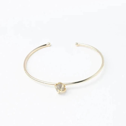 Shine Single-Stone Cuff in Dusk - Recetas Fair Trade