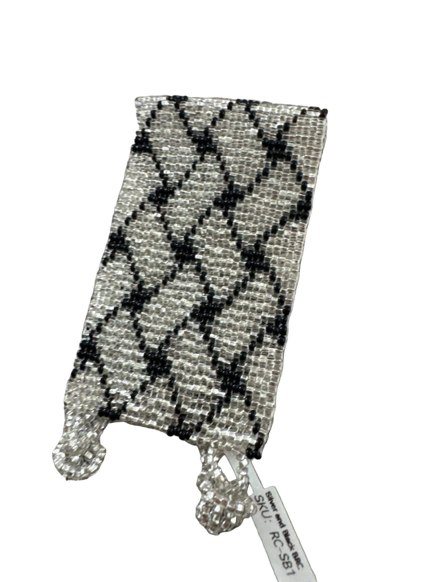 Silver and Black Bracelet - Recetas Fair Trade