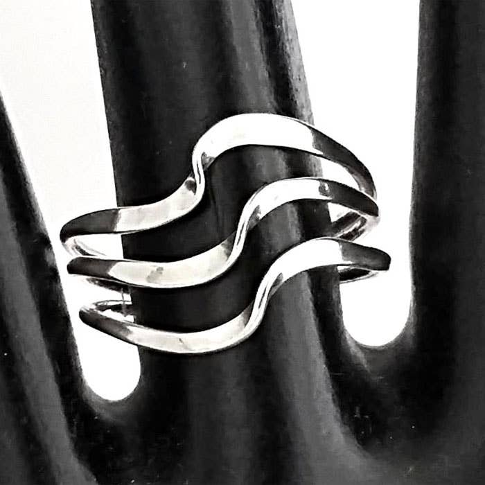 Silver Wave Rings - Recetas Fair Trade