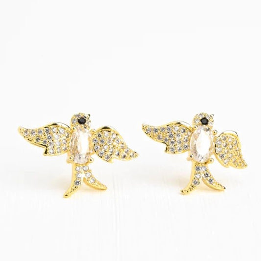 Skylar Bird Earrings - Recetas Fair Trade