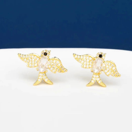 Skylar Bird Earrings - Recetas Fair Trade