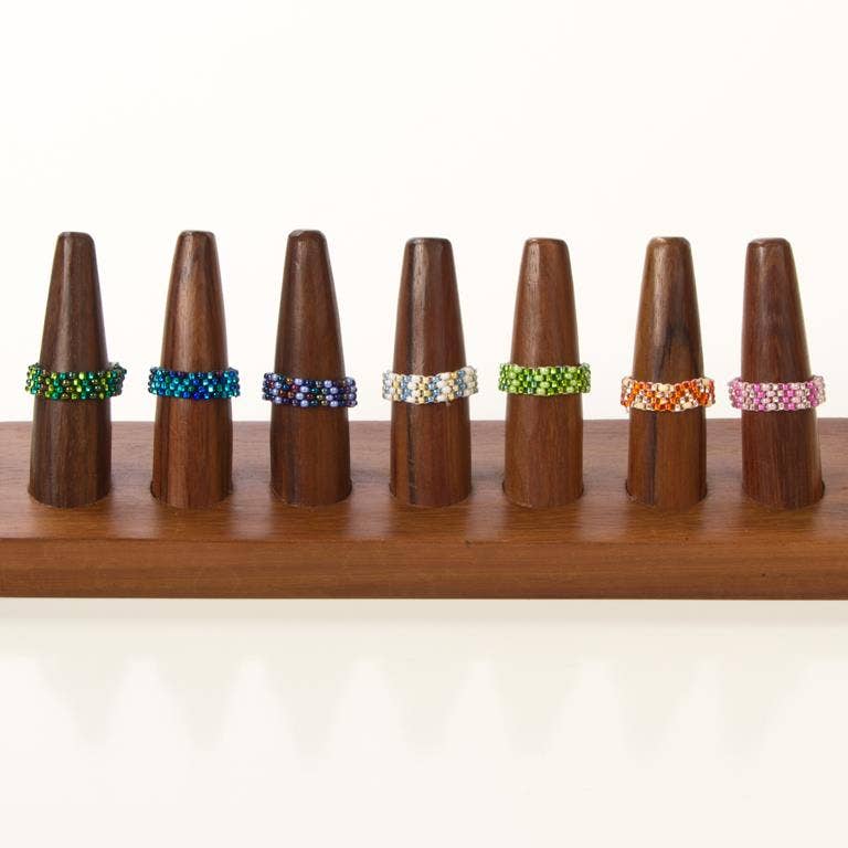 Small Beaded Ring - Recetas Fair Trade