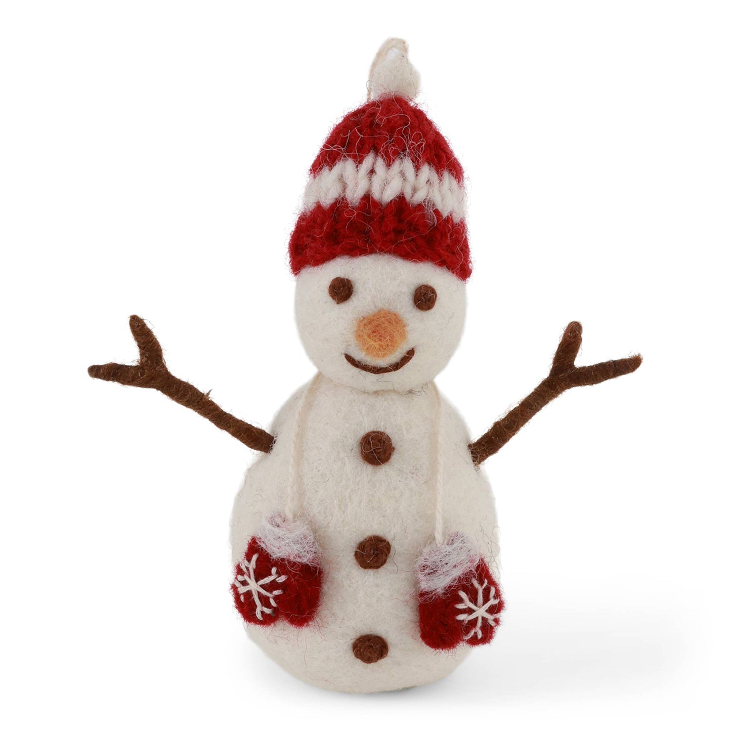 Snowman w/Red Hat & Mittens - Recetas Fair Trade