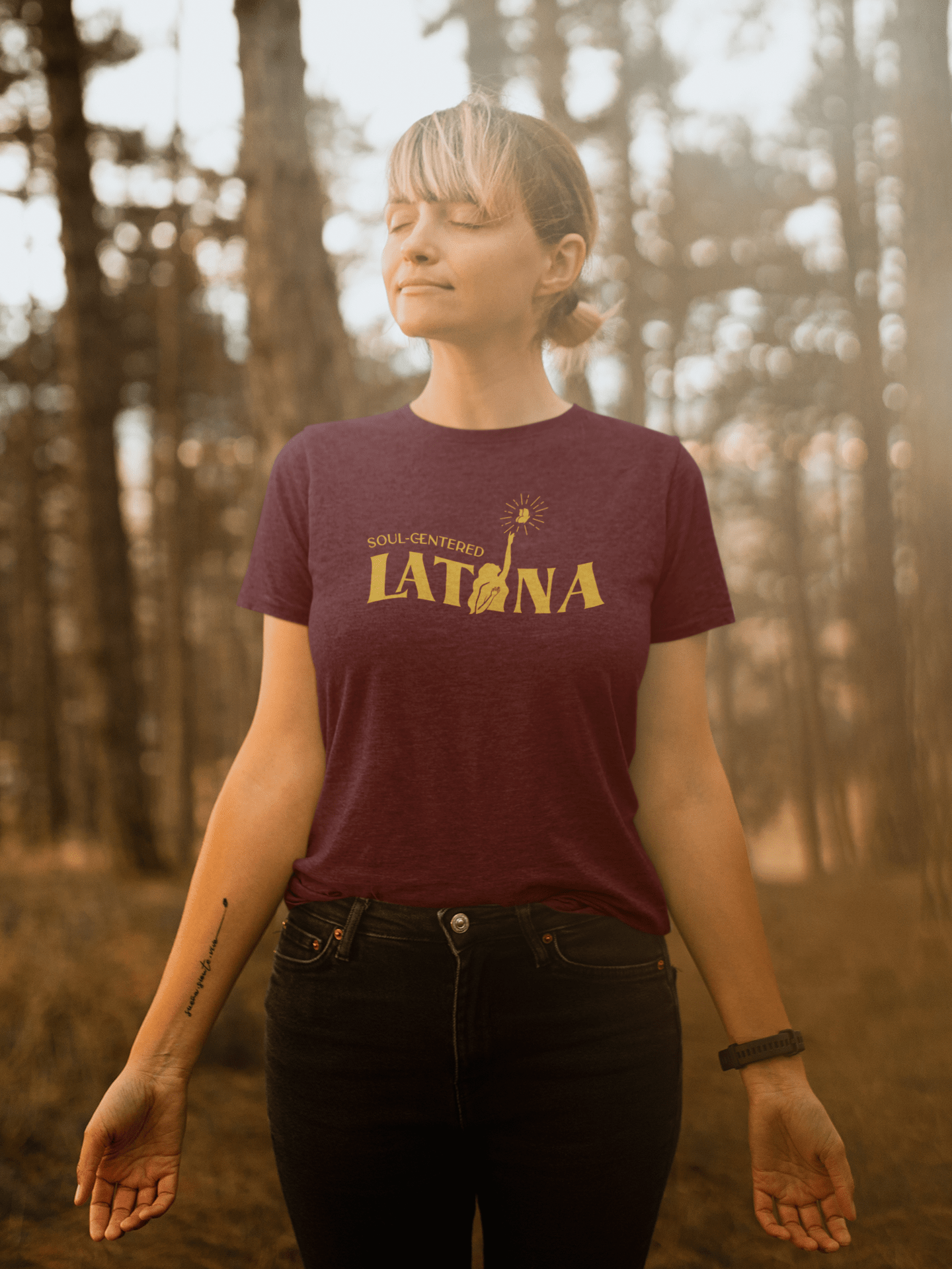 Soul Centered Latina Tee - Recetas Fair Trade