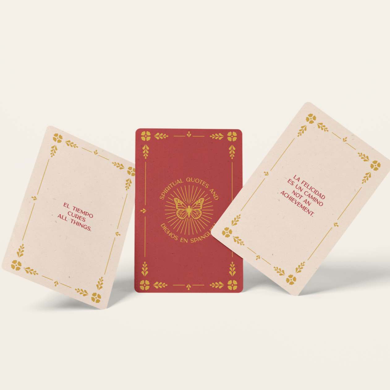 Spiritual Quotes and Dichos en Spanglish Deck - Recetas Fair Trade