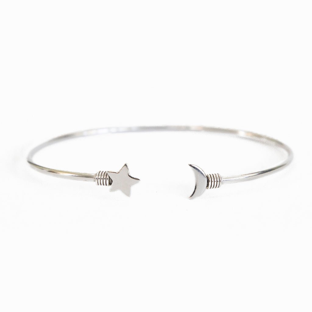 Star And Moon Cuff Bracelet - Recetas Fair Trade