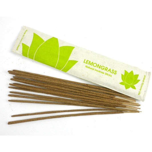 Stick Incense, Lemongrass -10 Stick Pack - Recetas Fair Trade