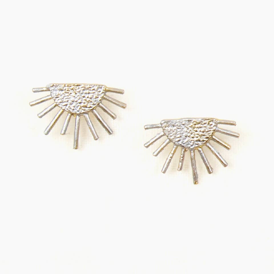 Sun Ray Post Earrings - Recetas Fair Trade