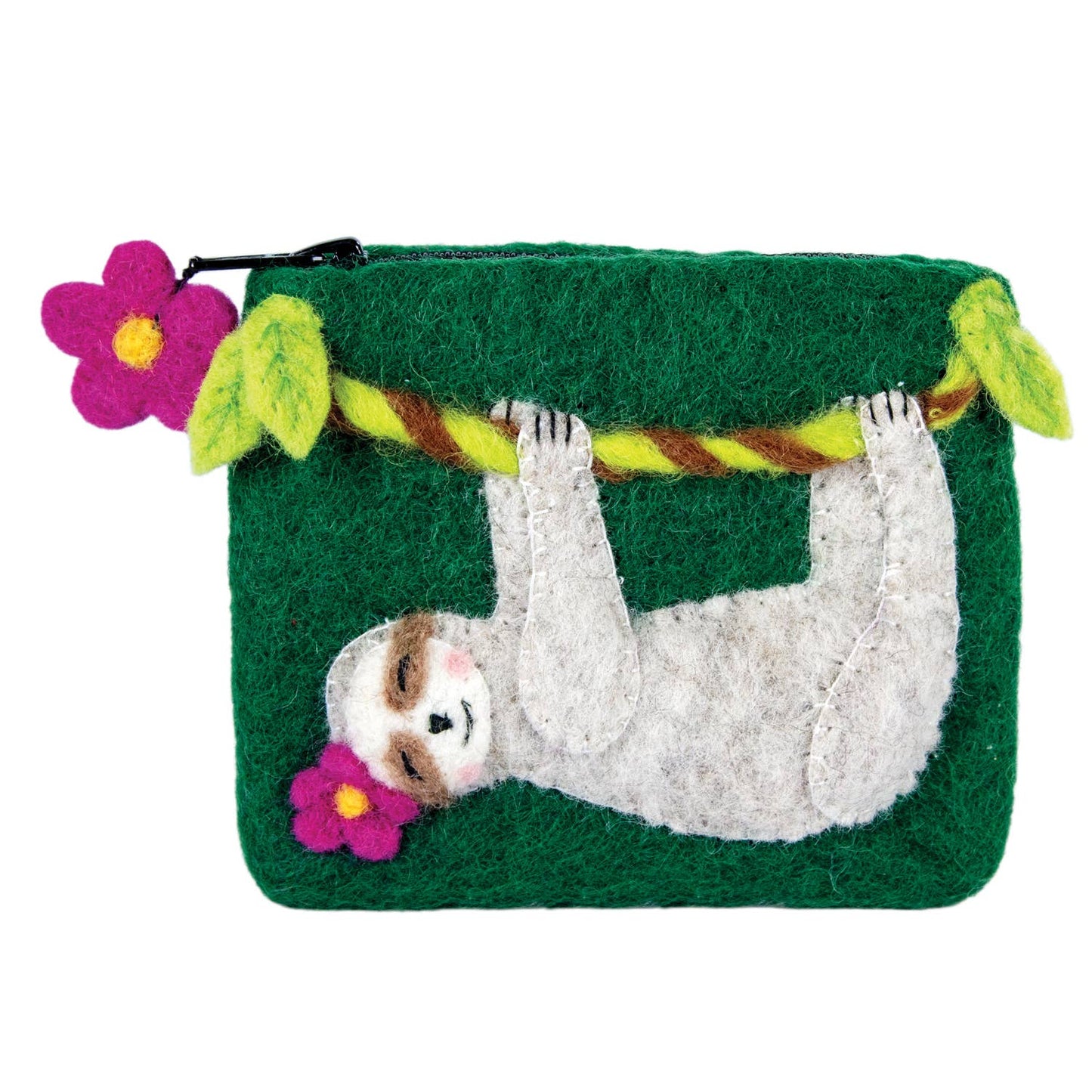 Swingin’ Sloth Coinpurse - Recetas Fair Trade