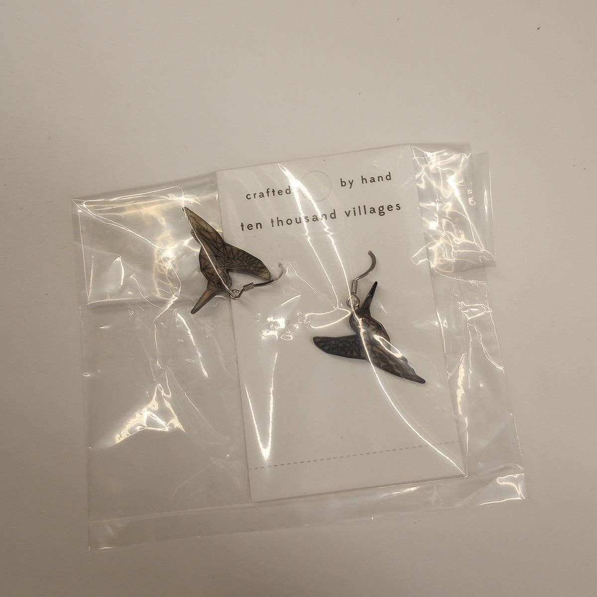 Tagua Hummingbird Drop Earrings - Recetas Fair Trade