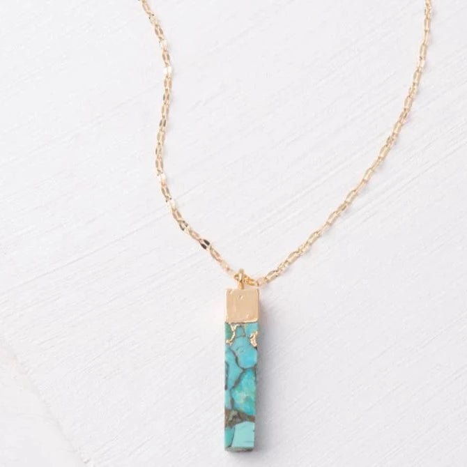 The Remarkable Turquoise Gift Set in Gold - Recetas Fair Trade
