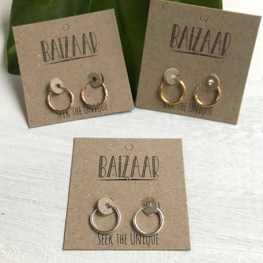Tiny Hoop Earring - Recetas Fair Trade