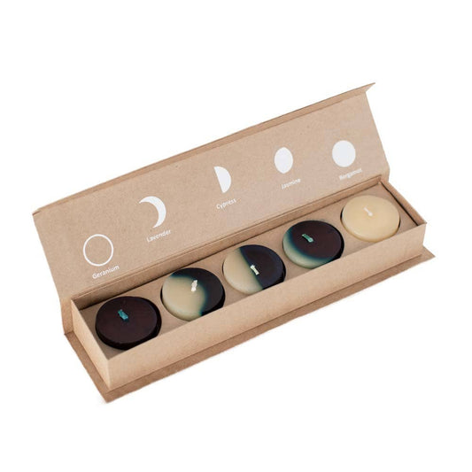Waxing Moon Tealights - Recetas Fair Trade