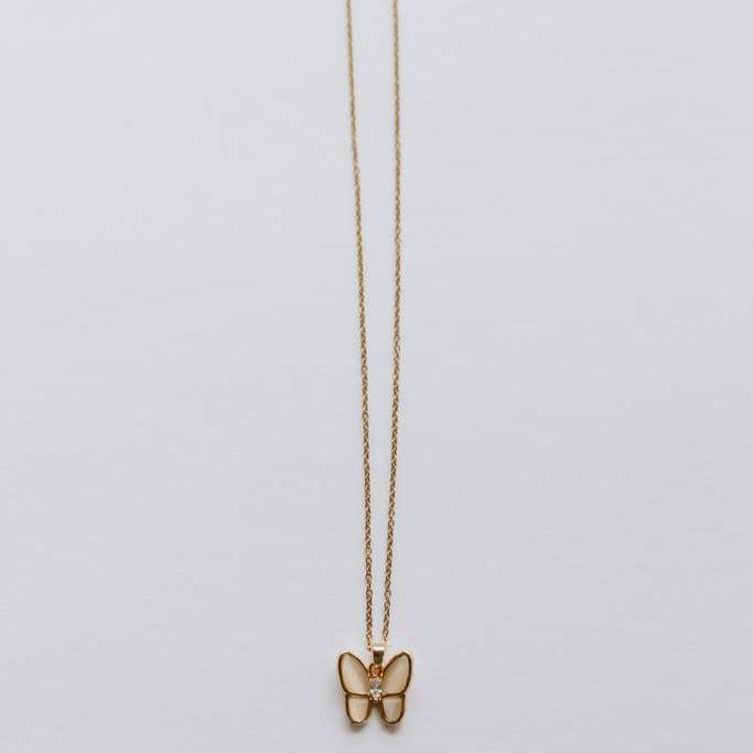 Yasar Butterfly Necklace - Recetas Fair Trade
