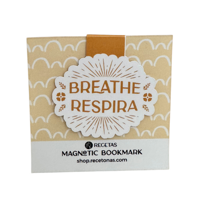 Breathe- Respira Magnetic Bookmark