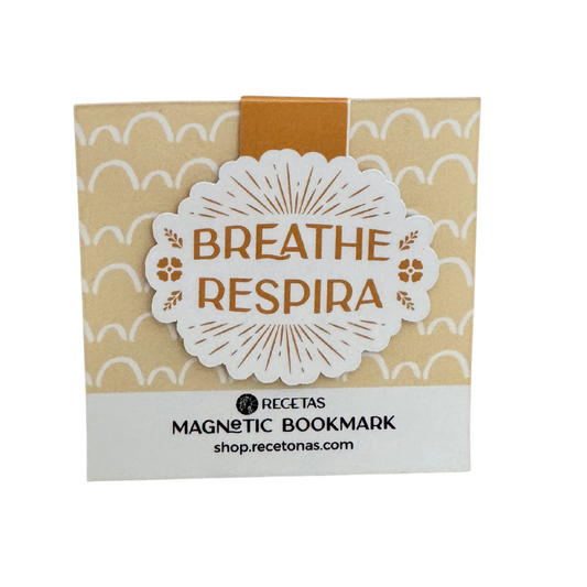 Breathe- Respira Magnetic Bookmark