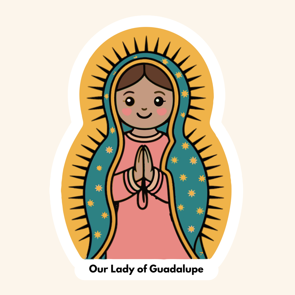 Our Lady of Guadalupe Kids Sticker