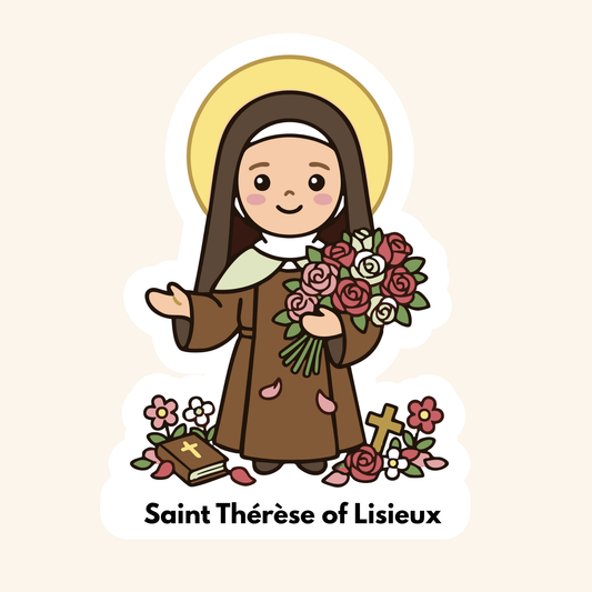 Saint Thérèse of Lisieux Kids Sticker