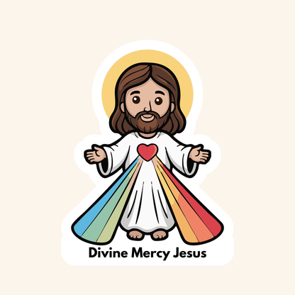 Divine Mercy Jesus Kids Sticker