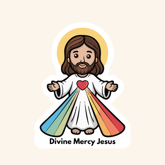 Divine Mercy Jesus Kids Sticker