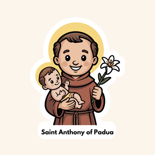 Saint Anthony of Padua Kids Sticker
