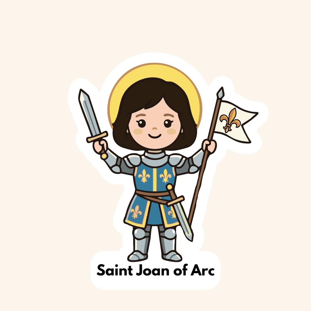 Saint Joan of Arc Kids Sticker