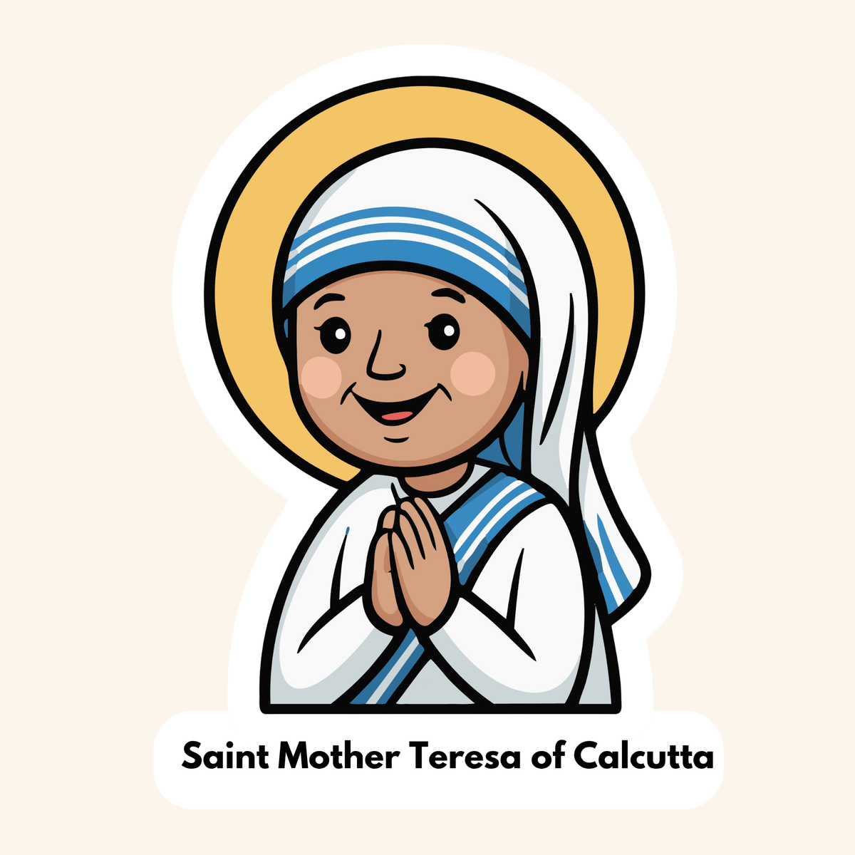 Saint Mother Teresa of Calcutta Kids Sticker
