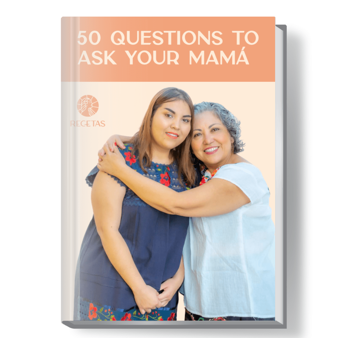 50 Questions to Ask your Mamá Workbook