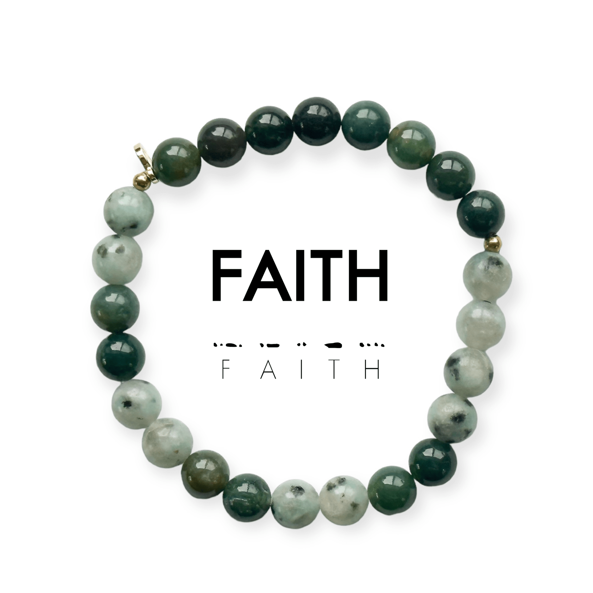 8mm Morse Code Bracelet Men's Extended Size | FAITH - Recetas Fair Trade