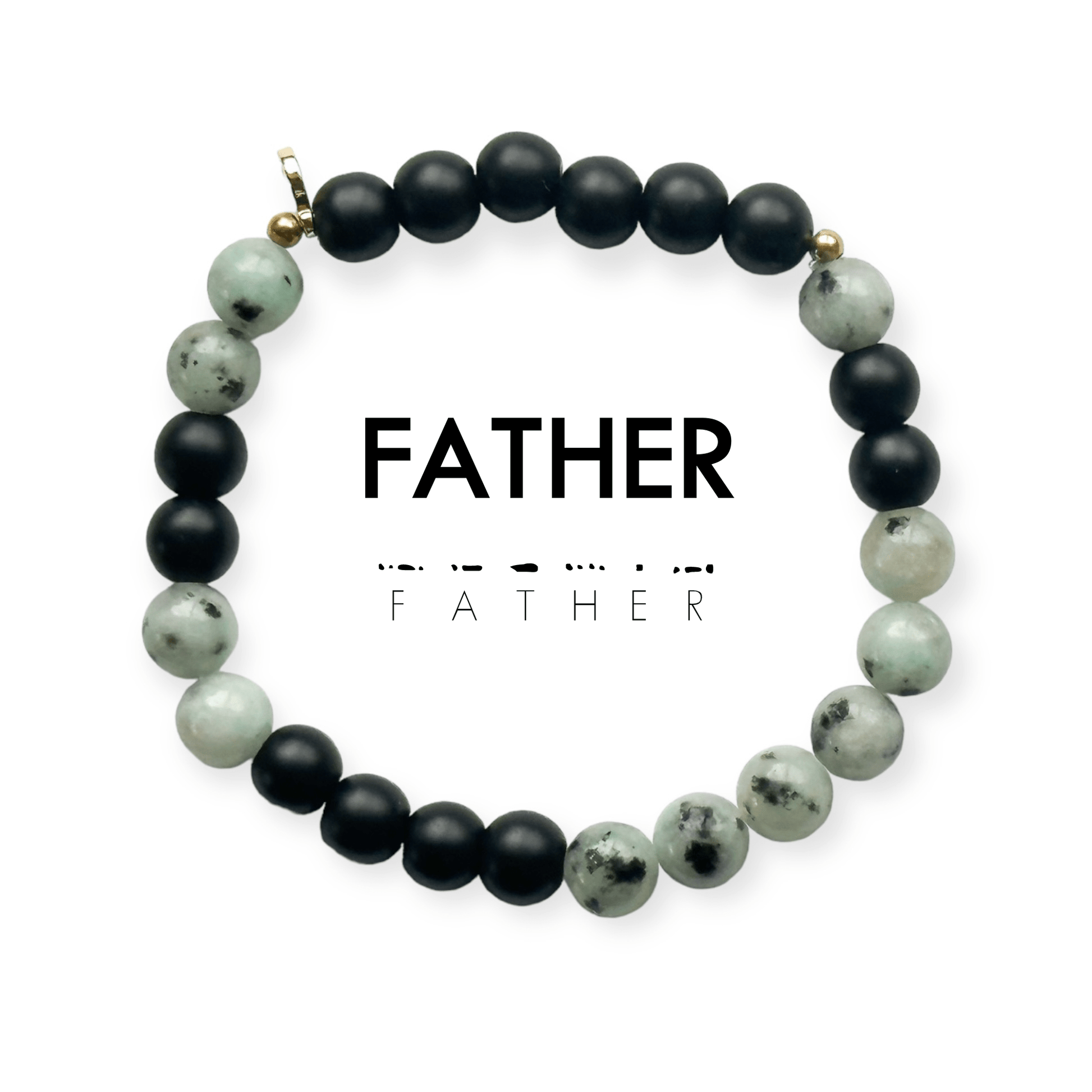 8mm Morse Code Bracelet Men's Extended Size | FATHER - Recetas Fair Trade
