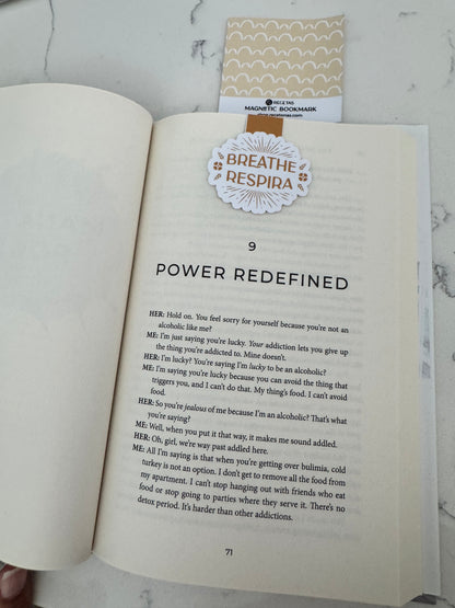 Breathe- Respira Magnetic Bookmark